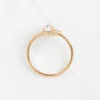 Minimal ring design in thick gold-plated 925 sterling silver