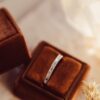 Elegant ring featuring baguette and round premium CZ stones