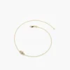 Baguette-set bracelet crafted in 925 Sterling Silver with thick gold plating