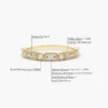 Gold-plated silver ring with a slim 1.4 mm band