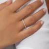 Elegant ring featuring a balanced mix of stone shapes