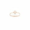 Statement ring with slim 1.32 mm shank