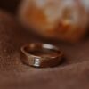 Baguette diamond style ring with refined fancy pattern design