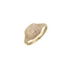 925 Sterling Silver Baguette Diamond Signet Ring - Image 3