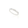 925 Sterling Silver Baguette Diamond Stacking Band - Image 2