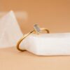 925 Sterling Silver Baguette Labradorite Ring - Image 4
