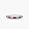Gold-plated sterling silver ring with a refined bezel setting