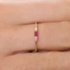 Refined sterling silver ring with a clean, slender profile