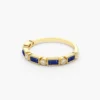 Slim gold-plated sterling silver ring with a clean, elegant profile