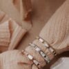 925 Sterling Silver Baguette Shape Eternity Band - Image 6