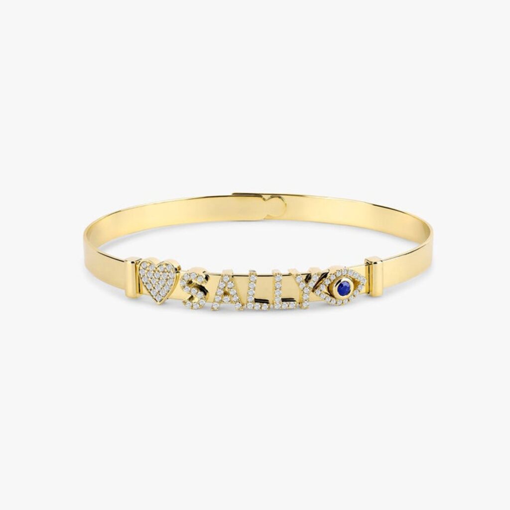 925 Sterling Silver Bangle & Charm
