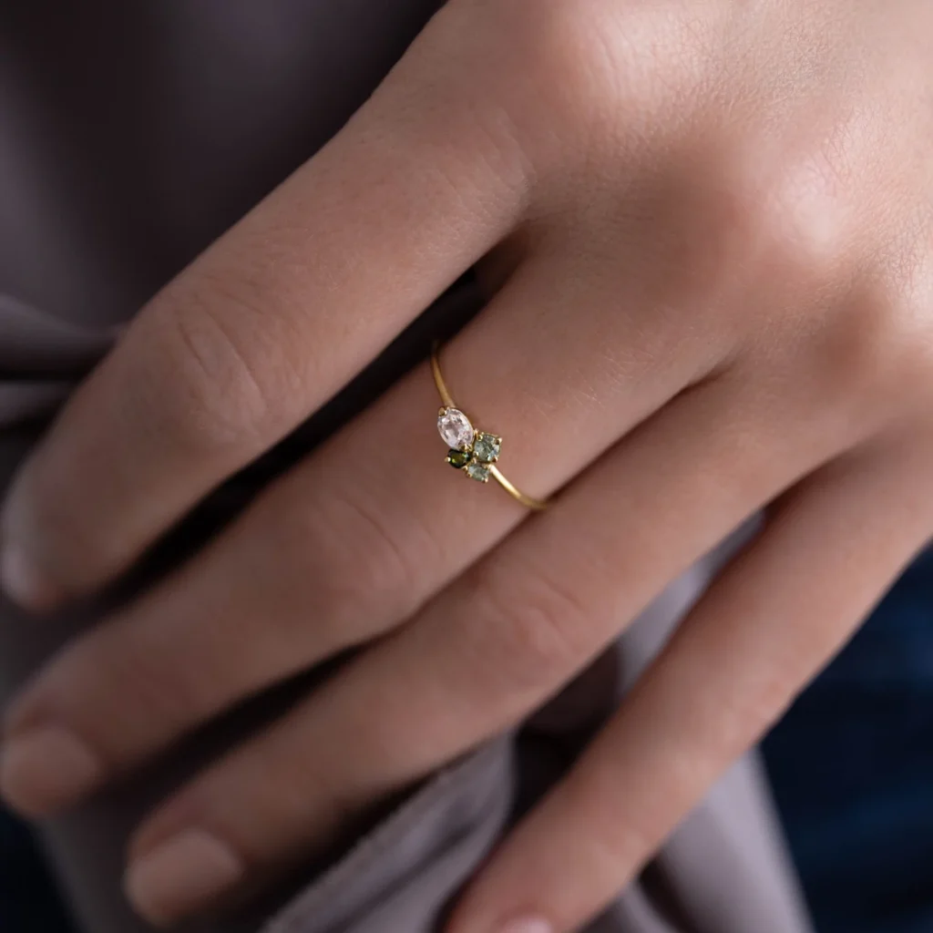 925 Sterling Silver Bells of Ireland Ring
