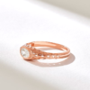 Ring with 2.00 mm band and 5.60 mm top width