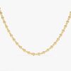 925 Sterling Silver Bezel Diamond Tennis Necklace - Image 4