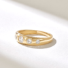 Chunky bridal band with a 2.13 mm ring band