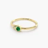 Delicate ring design with a 1.3 mm band width