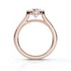 925 Sterling Silver Bezel Solitaire Diamond Engagement Ring - Image 7