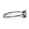 925 Sterling Silver Bezel Solitaire Diamond Ring - Image 4