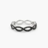 Delicate ring with 67 round stones and fine sparkle
