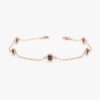 925 Sterling Silver Black Diamond Station Bracelet - Image 3