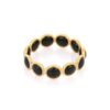 925 Sterling Silver Black Onyx Eternity Band - Image 6