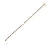 925 sterling silver bracelet with thick gold plating finish
