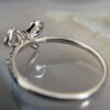 925 Sterling Silver Blue Sapphire Bow Ring - Image 5