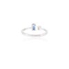 Contemporary open ring style in 925 Sterling Silver
