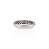 925 Sterling Silver Blue Sapphire Dome Style Band - Image 3