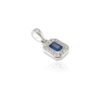 925 sterling silver pendant with thick gold plating and polished finish