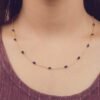 925 Sterling Silver Blue Sapphire Necklace - Image 2