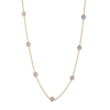 925 Sterling Silver Blue Sapphire Necklace