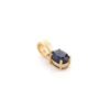 925 sterling silver pendant with thick gold plating