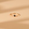 925 Sterling Silver Blue Sapphire Ring - Image 4