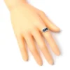 Elegant ring with a classic setting and polished finish