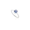 925 Sterling Silver Blue Sapphire Statement Ring - Image 4