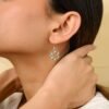 925 sterling silver earrings measuring 30 mm long