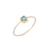 925 Sterling Silver Blue Topaz Ring - Image 3