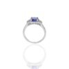 925 Sterling Silver Brilliant Round Tanzanite And Diamond Ring - Image 10