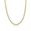 925 Sterling Silver Buttercup Diamond Necklace - Image 2