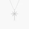 Gold-plated sterling silver necklace with star pendant design
