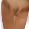 North Star diamond necklace with 0.25 ct total weight