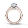 925 Sterling Silver Channel Set Diamond Engagement Ring - Image 5