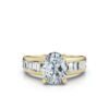 925 Sterling Silver Channel Set Diamond Engagement Ring - Image 6