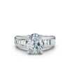 925 Sterling Silver Channel Set Diamond Engagement Ring - Image 8