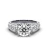 925 Sterling Silver Channel Set Diamond Ring - Image 6
