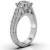 925 Sterling Silver Channel Set Diamond Ring - Image 7