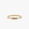 925 Sterling Silver Citrine and Diamond Ring