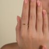 925 Sterling Silver Citrine and Diamond Ring - Image 5