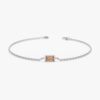 925 Sterling Silver Citrine Birthstone Bracelet - Image 2